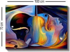 Wallity Obraz ABSTRACT MUSIC 70 x 100 cm