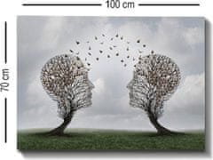 Wallity Obraz FACES OF TREES 70 x 100 cm