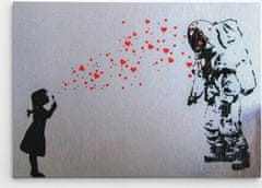 Wallity Obraz na plátně Astronaut love WY05 50x70 cm