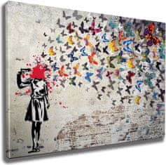 Wallity Obraz na plátně Butterfly dead WY51 50x70 cm