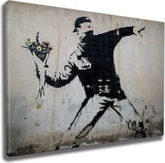 Wallity Obraz na plátně Flower gangsta WY18 50x70 cm