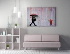 Wallity Obraz na plátně Rainbow rain WY64 70x100 cm