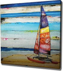 Wallity Obraz na plátně Windsurfing KC211 45x45 cm