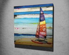 Wallity Obraz na plátně Windsurfing KC211 45x45 cm