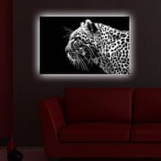 Wallity Obraz s LED osvětlením LEVHART 44 45 x 70 cm