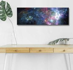 Wallity Obraz s LED osvětlením NOČNÍ GALAXIE 30 x 90 cm