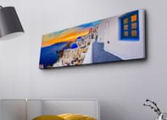 Wallity Obraz s LED osvětlením SANTORINI 30 x 90 cm