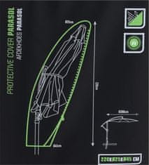 Dekorstyle Ochranný obal na zahradní slunečník SUN 220 cm černý