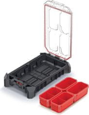 Prosperplast Organizér MISIX černý, varianta 36,8x22,8x7,7 cm