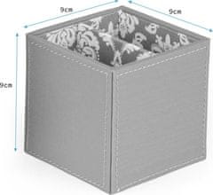 HOMEDE Organizér na psací potřeby Pixi šedý, velikost 9x9x9
