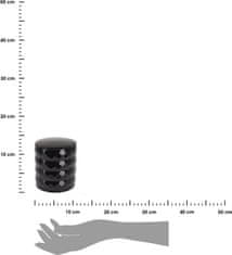 Dekorstyle Otočná šperkovnice PATTE černá