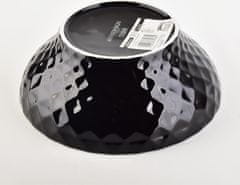 Affekdesign Porcelánová miska DIAMENT BLACK 17,5 x 7 cm černá