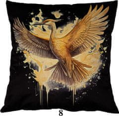 FARO Textil Povlak na polštář DRUK PHOENIX 40x40 cm vícebarevný