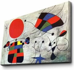 Wallity Reprodukce obrazu Joan Miró 078 45 x 70 cm