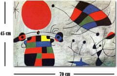 Wallity Reprodukce obrazu Joan Miró 078 45 x 70 cm