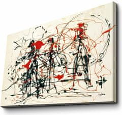 Wallity Reprodukce obrazu Jackson Pollock 070 45 x 70 cm