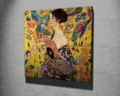 Wallity Reprodukce obrazu Lady with fan KC242 45x45 cm