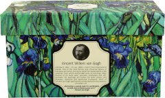 Dekorstyle Sada 2 ks porcelánových hrnků Van Gogh IRISES 350 ml modrá