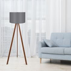 Opviq Stojací lampa AYD I 140 cm šedá