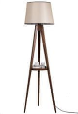 Opviq Stojací lampa Sehbali III 160 cm hnědá/béžová