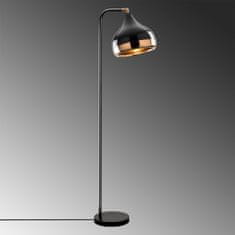 Opviq Stojací lampa Yıldo 120 cm černo-měděná