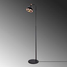 Opviq Stojací lampa Yıldo 165 cm černo-měděná