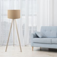 Opviq Stojací lampa AYD II 140 cm béžová