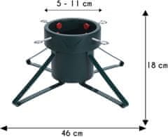 Dekorstyle Stojan na vánoční stromeček Deco zelený