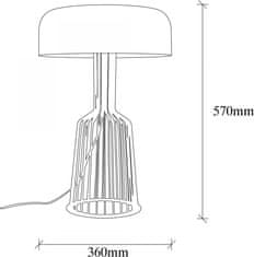 Opviq Stolní lampa Fellini černá