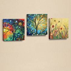 Wallity Sada obrazů ABSTRACT TREE 33 x 33 cm 3 kusy