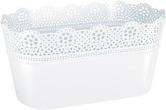 Prosperplast Truhlík LACEY 28,5 cm bílý