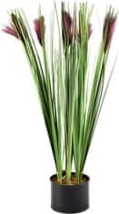 Mondex Umělá květina GRASS 64 cm fialová/zelená