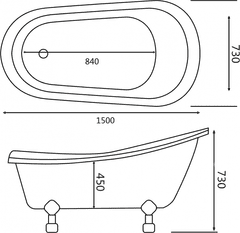 Mexen Vana RETRO 150x73