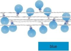 Emos Světelný LED řetěz Cherry s časovačem 4 m modré světlo