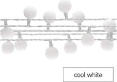 Emos Světelný LED řetěz Cherry s časovačem 4 m studená bílá