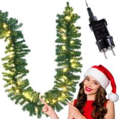 TZB Světelný vánoční LED řetez Merry Christmas 5 m zelený