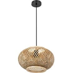 Tutumi Závěsná lampa La Belle Boho III černá/hnědá