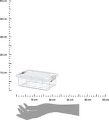 Dekorstyle Úložný box Something 800 ml čirý