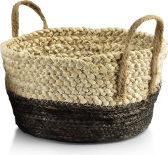 Mondex Úložný košík Bali s uchy 28x15 cm hnědý