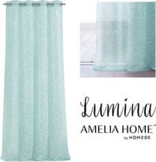 AmeliaHome Záclona Lumina I mátová, velikost 140x250