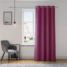 AmeliaHome Závěs Oxford burgundový, velikost 140x250