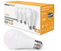 Berge 10x LED žárovka - E27 - 15W - 1200Lm - neutrální bílá