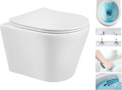 Mexen Závěsný WC set RICO 36,5 cm s prkénkem DUO bílý