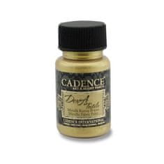 Cadence Metalická barva na textil Dora Textile - sytá zlatá / 50 ml