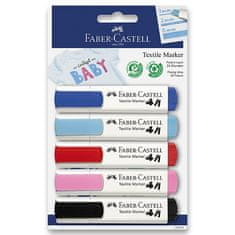 Faber-Castell Faber - Castel Popisovače na textil baby 5 ks