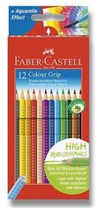 Faber-Castell Faber - Castell Pastelky trojhranné Grip - rozmývatelné 12 ks