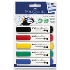 Faber-Castell Faber - Castel Popisovače na textil 5 ks