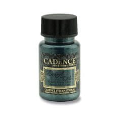 Cadence Metalická barva na textil Dora Textile - petrolejová modrá / 50 ml