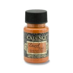 Cadence Metalická barva na textil Dora Textile - oranžová / 50 ml