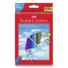 Faber-Castell Faber - Castell Pastelky trojhranné ECO 36 ks + ořezávátko